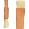 1PC Wooden Brush, Pastry Brush Cooking Baking Wooden Handle Brush Household Kitchen Brush BBQ BBQ Oil Brush Tools