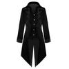 Manyishang 2023 Retro Court Punk Men's Mid-Length Coat - European & American Halloween Style