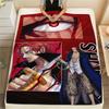 Manta de Franela con Estampado de Personaje de One Piece, Alta calidad Cómoda para Todas las Estaciones, Decoración del Hogar, Calidez y Comodidad, Perfecta para Regalos de Navidad