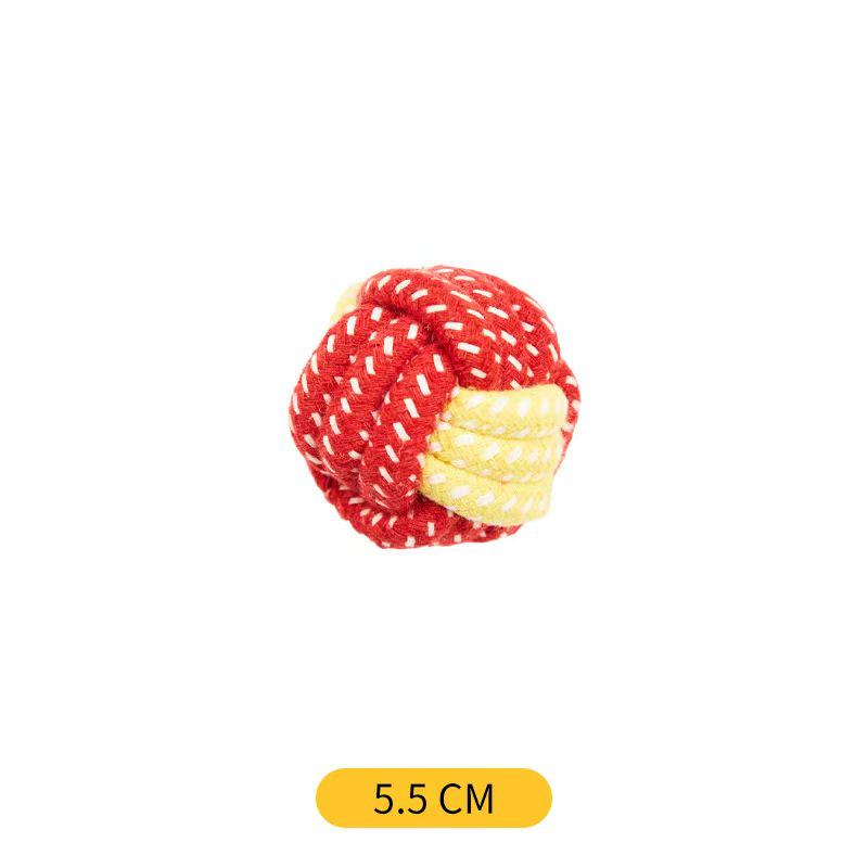 Durable Cotton Rope Knot Toy for Dogs - Teething, Tug of War & Teeth Cleaning