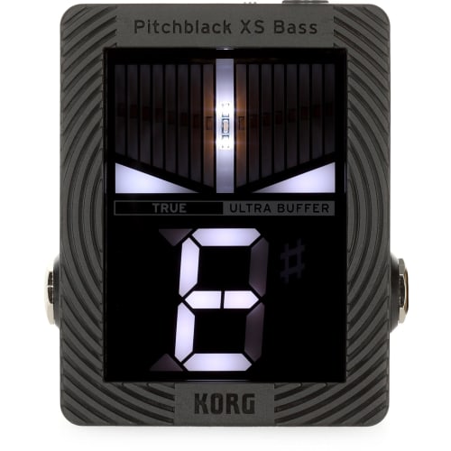 KORG/PB-XS BASS Pitchblack XS Bass Chromatic Pedal Tuner, Bass-specific Tuner, KORG