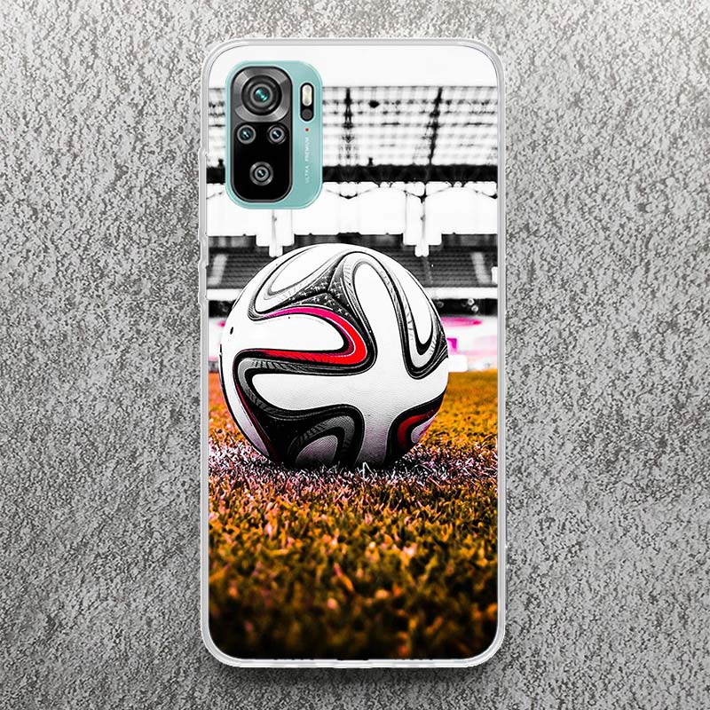 Football Soccer Ball Design Print Soft Case for Xiaomi Redmi 14C 13C 12C 13 12 Phone Shell 10C 10A 10 9A 9C 9T 9 8A 8 7A 7 6A 6
