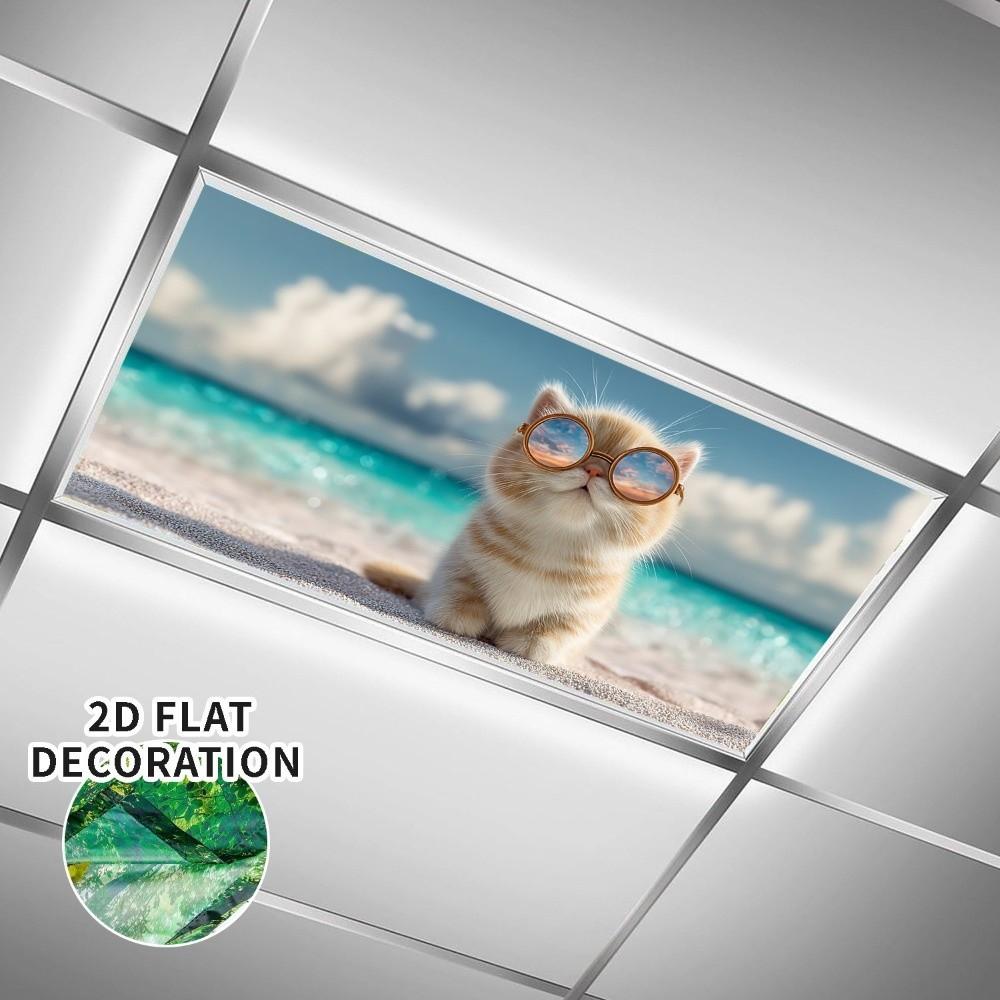 13 Styles Lampshade 122*61cm Magnetic Light Filters Fluorescent Light Covers Hospital
