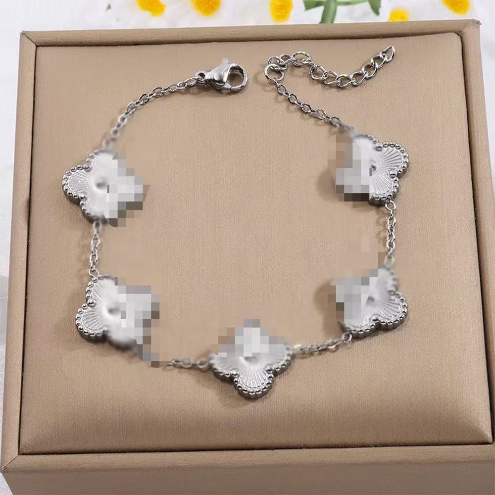 Korean Fashion Titanium Steel Diamond Inlaid Women's Luxury Bracelet