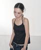 ZIZEMUSEUM Strap Detail Halter Neck Blouse (Black)