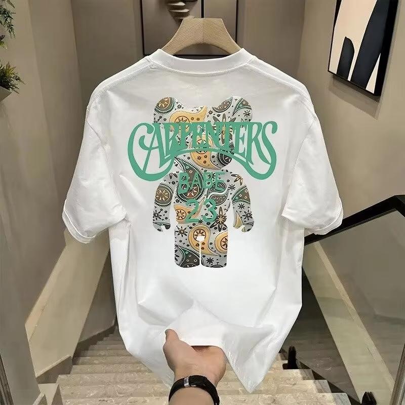2025 Summer New Hot-Selling Parent-Child Clothing Trendy T-Shirts Children's Cotton Tops Luxury Men's and Women's Tee