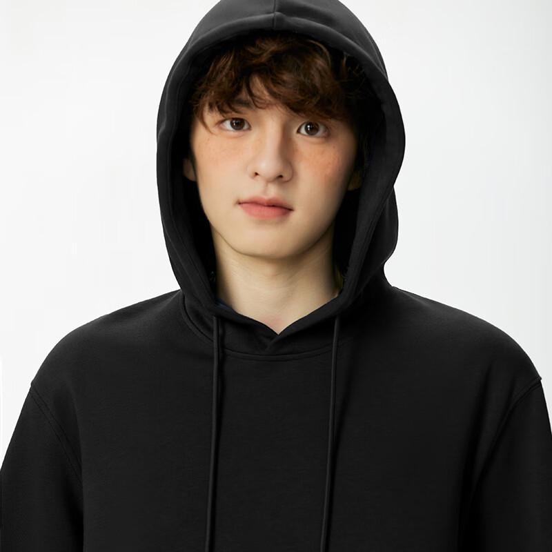MINISO Men's Hooded Fleece Sweatshirt & Straight-Leg Pants Set