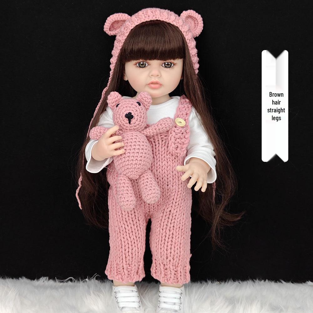 55cm Reborn Babydukke: Utkledningsjente Bursdagsgave Leke
