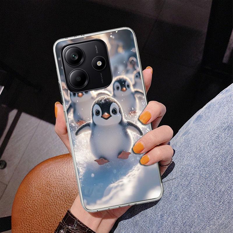 Weihnachten Pinguin Handyhülle für Handyhülle für Xiaomi Redmi Note 15 14 14S 13 Pro Plus 12 12S 11S 11E 10S 10 11T 5G Einzigartige Hülle