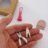 Protective Cover Art Mini Scissor High Precision Spring Yarn Scissors  Gift Idea