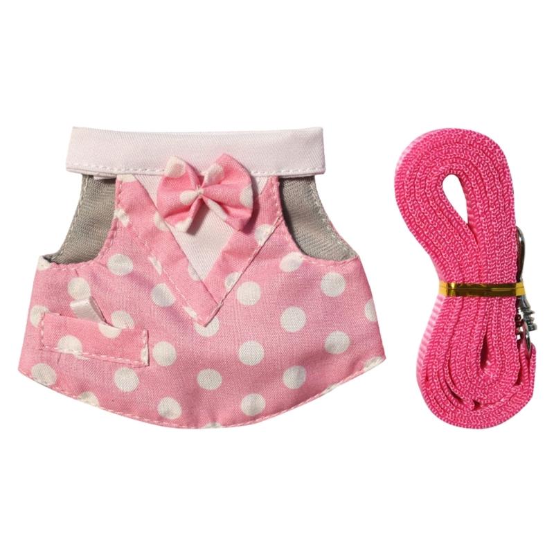 

Secure Reinforced Pet Rope with Affixed Checkered Skirt for Small Animals Safety During Walks Pleasant Design S.