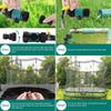 8/10/12/15m Trampoline Sprinkler for Kids Outdoor Water Sprinkler Accessories for Garden Jump Water Play Trampoline Shower Summer Game Orange/Blue