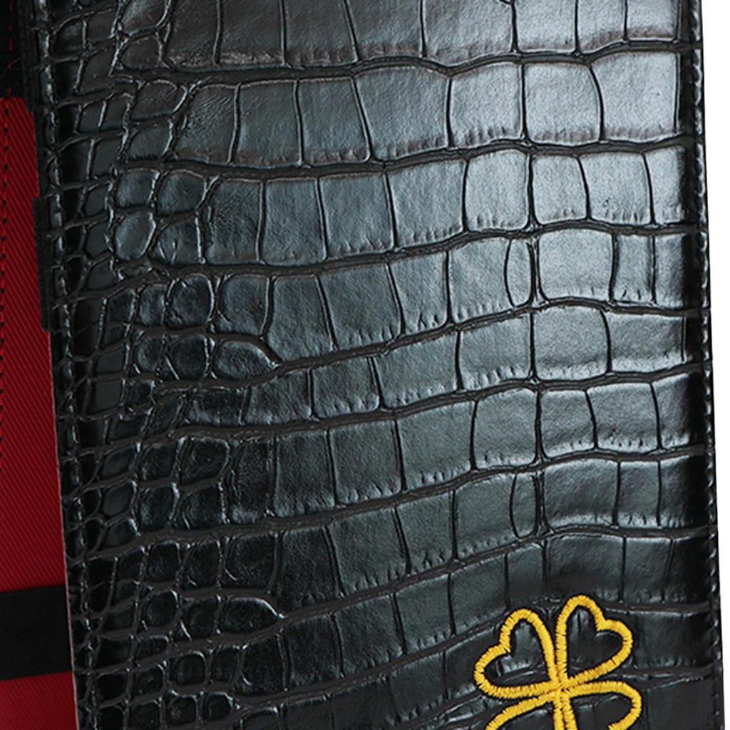 Porta Cartão de Pontuação de Golfe Carteira para Cartões de Pontuação com Elásticos Capa para Livro de Distâncias para Aniversários