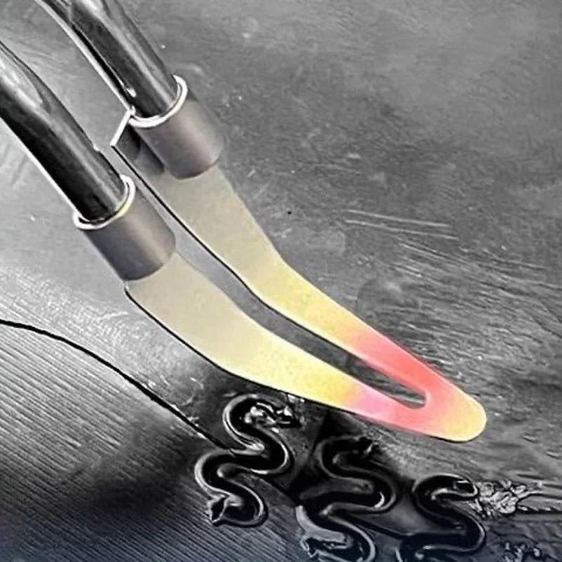 

Flat Headed Plastic Welding Gun Accessories, Smoothing Device, Electric Soldering Iron, Car Bumper Repair Accessories Tools