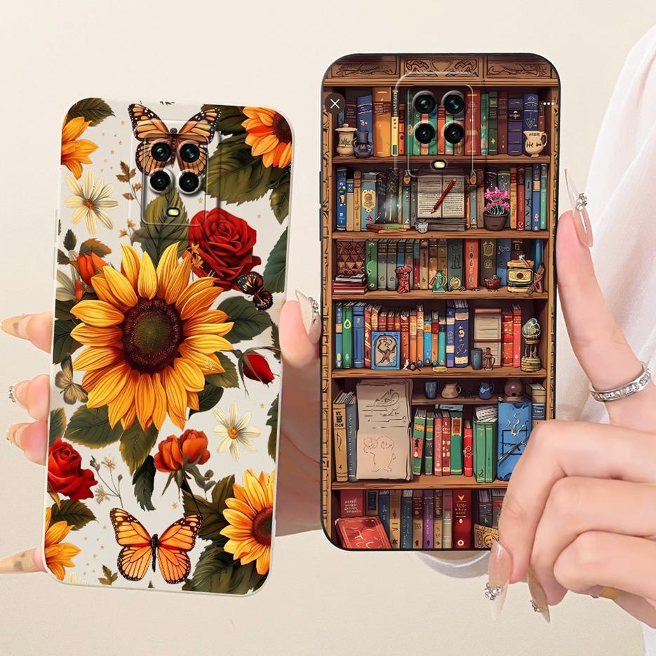 For Xiaomi Redmi Note 9 Pro Max Case Note 9S Cute Cat Cartoon Cover Shockproof Phone Case For Redmi Note 9 Pro Note9 S Soft Bags