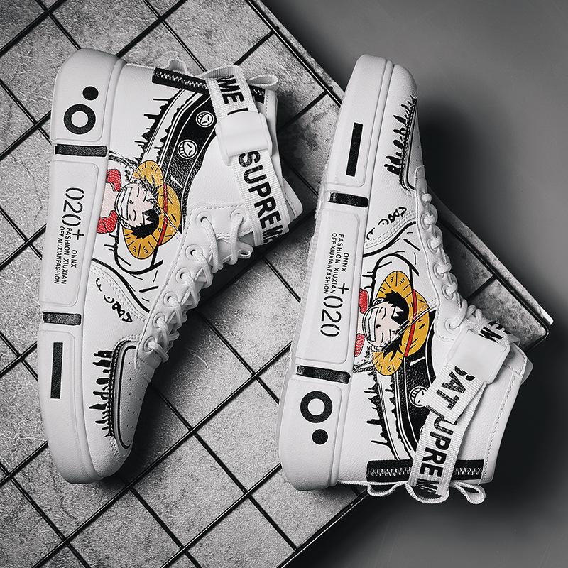 Podzimní a zimní kreslené dětské boty 10 pro střední a starší děti, sportovní a volnočasové boty 12 pro chlapce, vysoké boty na pouliční tanec 15 pro chlapce