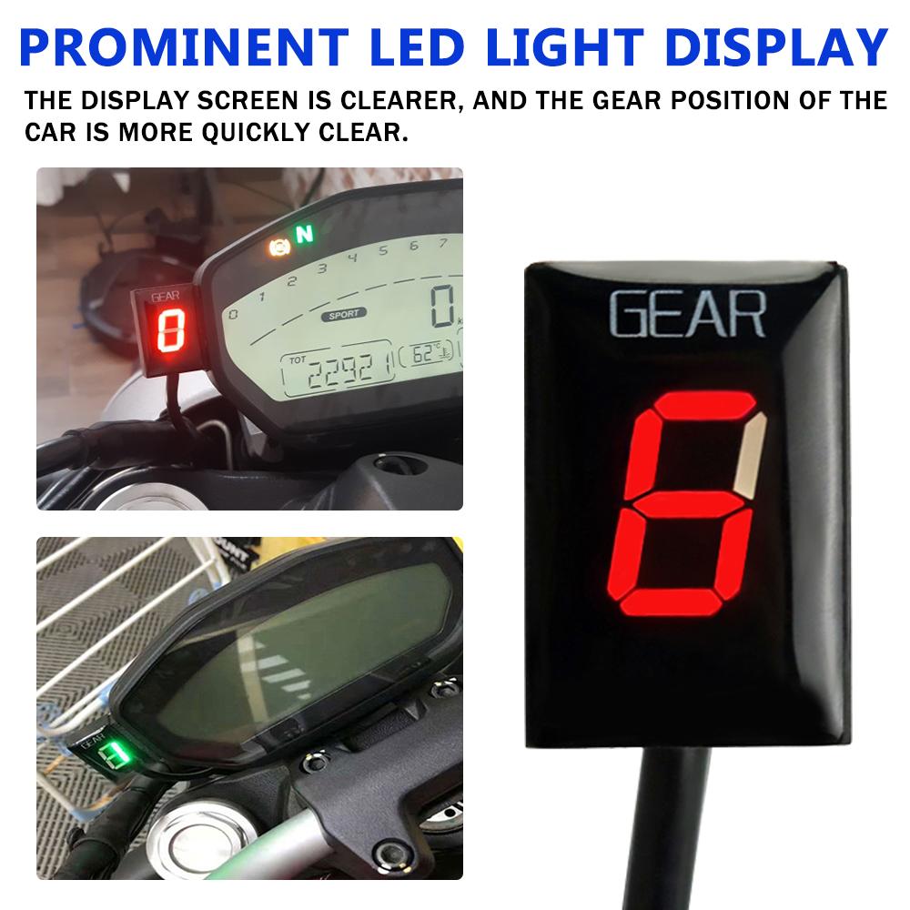 Motorcycle Gear Indicator For Ducati Monster 696 821 796 Superbike 848 Hyper motard Strada Scrambler 400 800 1000 Display Meter