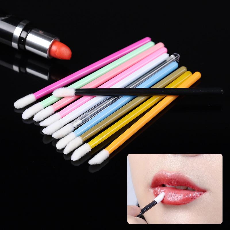 Disposable Portable Lip Brush Stick for Eyelashes & Lip Gloss Makeup