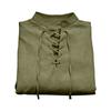 Men's Collared Linen Shirt  Casual Sports Beach Long Sleeved Shirt