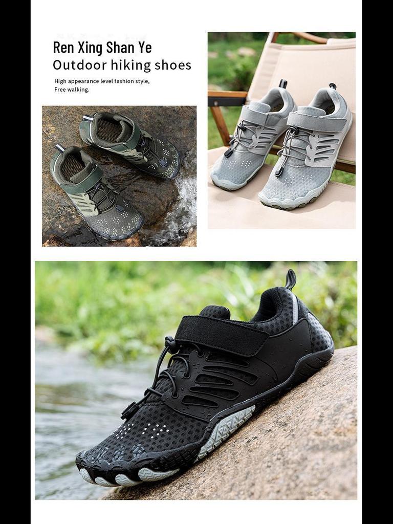 Cross-Border Quick-Drying Non-Slip Shoes: Outdoor, River Tracing, Beach, Swimming, Five-Toe, Indoor Fitness Shoes