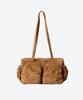 Shoopen Suede Shirred Pocket Shoulder Bag Hpabggf906