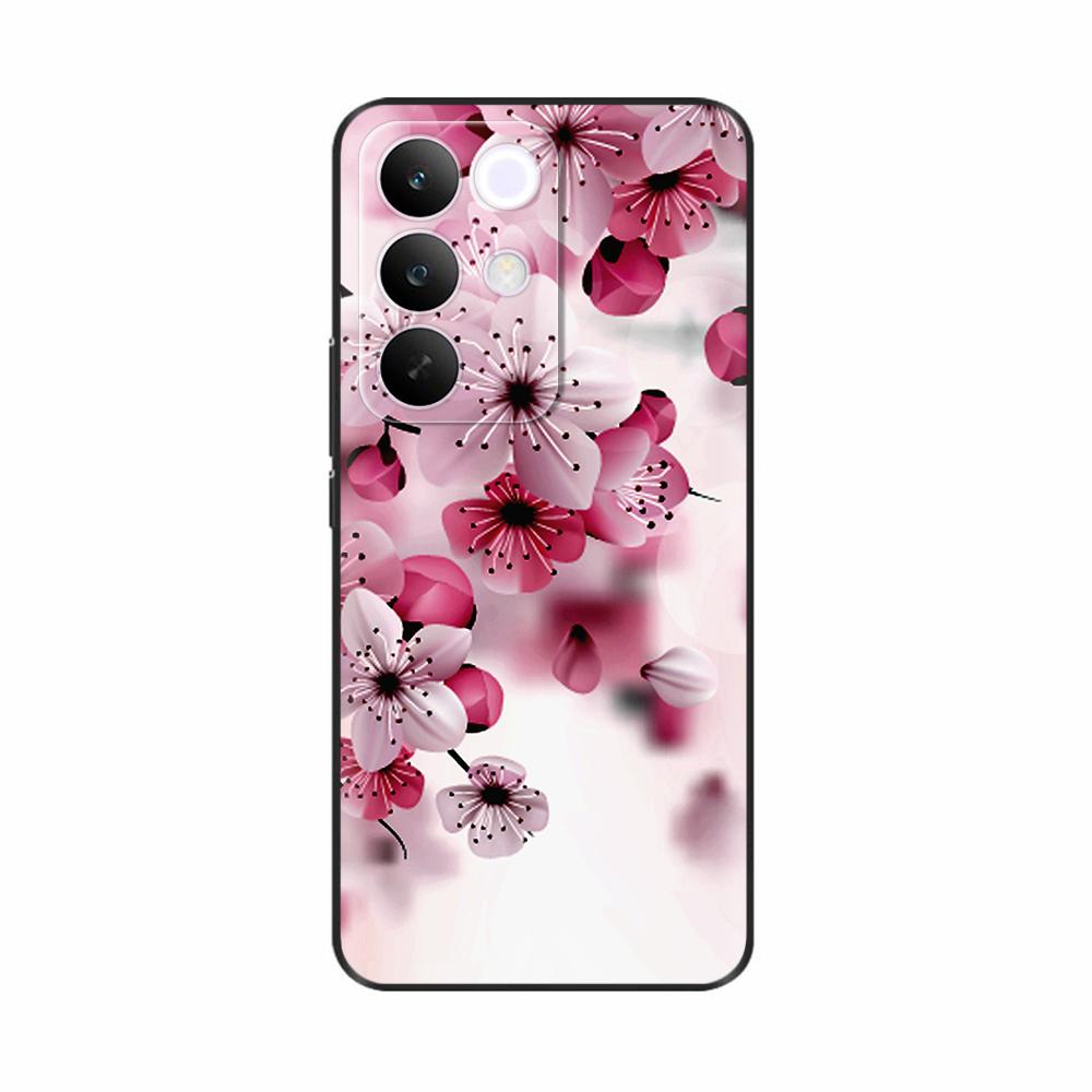 For OPPO Realme C85 5G Case Flower Soft Matte Silicone Back Cover For Realme 15x RealmeC85 C 85 4G 5G Full Phone Shell Fundas