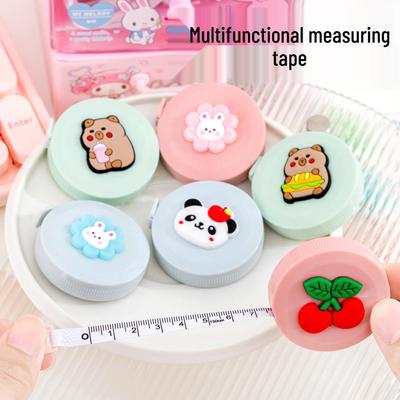 1,5m Cartoon Einziehbares Maßband - Niedlich, Tragbar, Multifunktionale Weichlineal für Kleidermaße