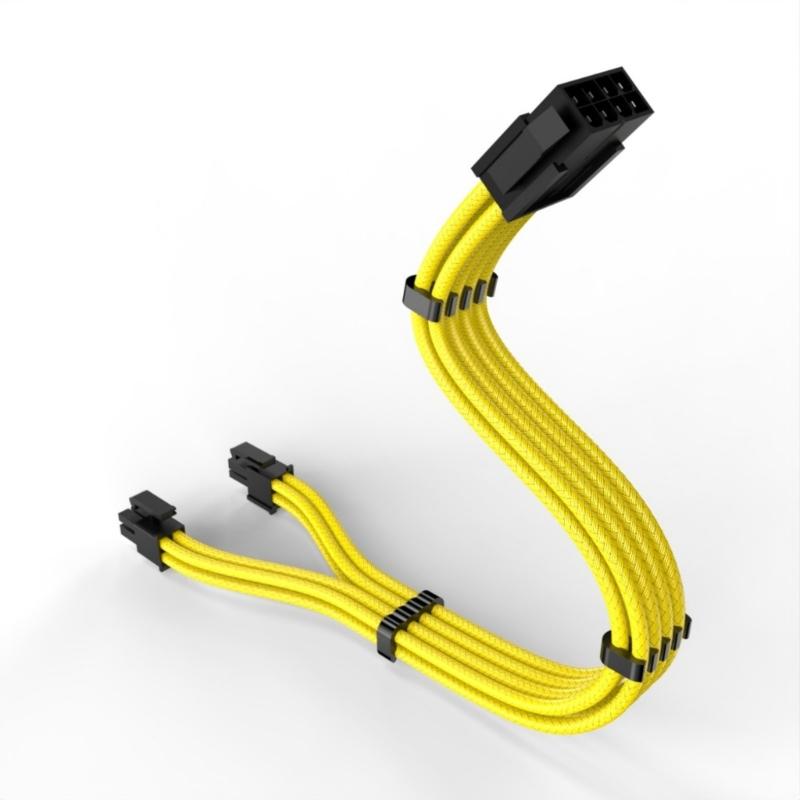 ATX12V CPU Power Cable Extension Sleeved Power Cable 8Pin CPU Power Extension Cable for Enhances Compatibility 300mm