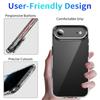 Stoßfeste Klare Schutzhülle für iPhone 17 Air 16 Plus 15 pro max, Anti-Vergilbung Transparente Schlanke Design Erhöhte Kamera-Bildschirmrand-Stoßstange