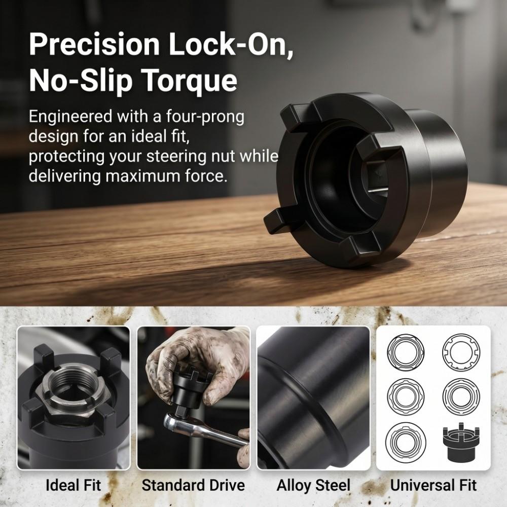 Heat Treated Swingarm Pivot Lock Nut Tool Swingarm Nut Socket Wrench  Motorcycle Repair Shops