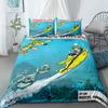 Spirou Et Fantasio Comics Stripe Duvet Cover Set King Queen Double Full Twin Single Size Bed Linen Set