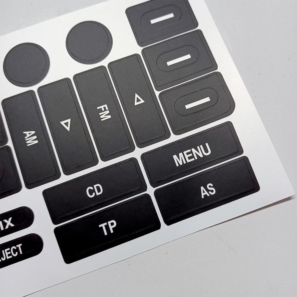 For Volkswagen VW Golf Jetta Passat 2005 2009 Car Multimedia Menu CD FM AM Radio Audio Switch Button Repair Decal Sticker