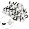 100Pcs Door Buckle Retainer Fastener Rivet Rivet Kit Car Interior Seal Ring  Hole