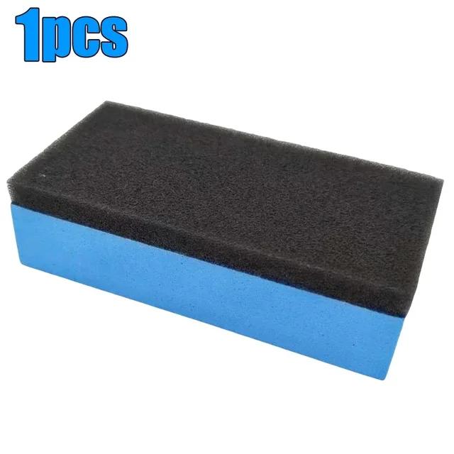 30/1PCS Car Ceramic Coating Sponge Applicator Glass Nano Wax Coat Sponges Blue Square Sponge and Cloth Cleaning Accessory