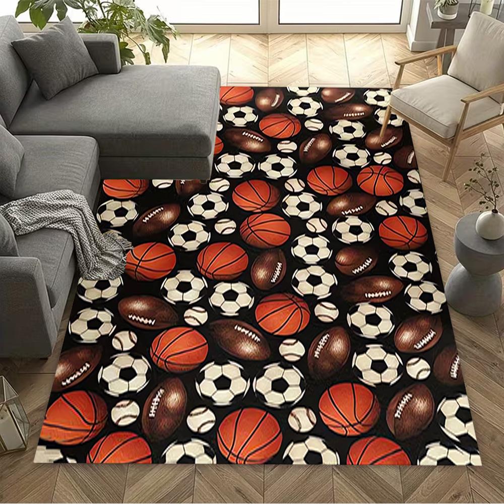1pc soccer ball rug home carpet design for office decor gift living room bedroom