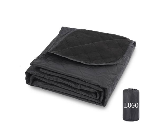 Outdoor Polar Fleece Polyester Camping Blanket Waterproof Thickened Portable Picnic Mat Moisture-proof and Machine Washable 200x140cm
