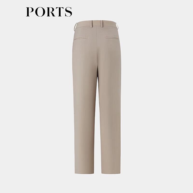 PORTS Women's Spring Pleated Straight-Leg Trousers LP8P018RWF051