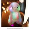 Light Up White Llama LED Stuffed Animals Blushing Alpaca Soft Plush Toy Glow Gift for Children , 14 Inch