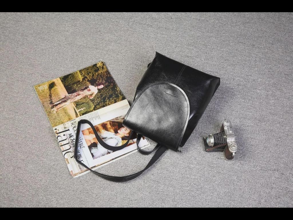 Diebstahlsicherer Rucksack aus echtem Leder 2025 für Damen mit großem Fassungsvermögen – Pendlertasche aus Rindsleder, Ins Style