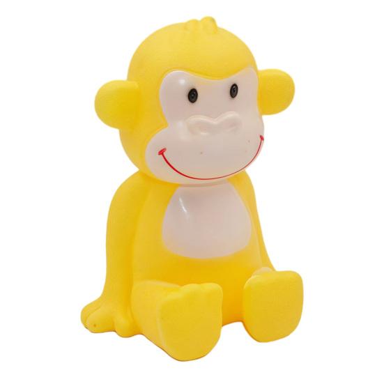 Quiekender Affen-Quetschspielzeug mit realistischem Geräusch Weiches TPR Fidget zur Stressbewältigung Niedliches tierförmiges Dekompressions-Gadget für Kinder Erwachsene