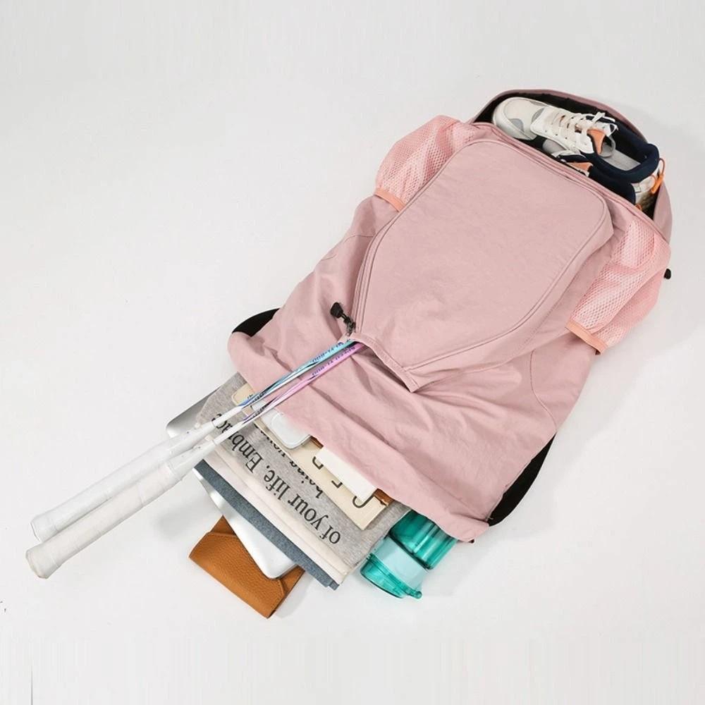 Mit Schuhtasche Badminton Sporttasche 2 Schläger Kordelzug Fitnesstasche Gymnastikbeutel Heimfitness