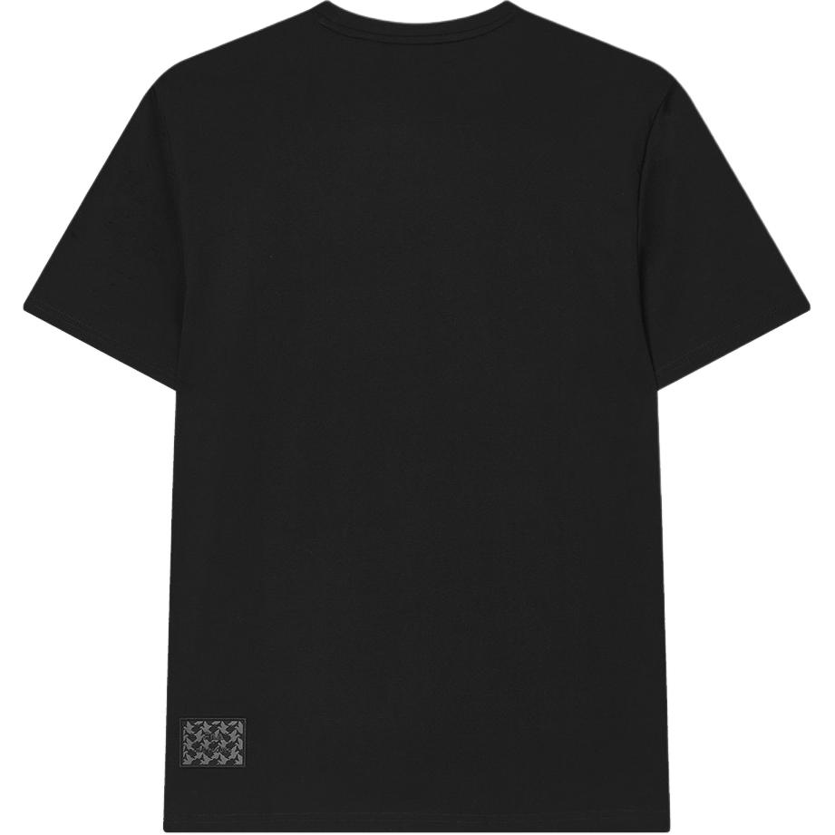 New FILA X M.C.ESCHER HERITAGE SS25 T Shirt Men's Jet Black F11M538130F-BK