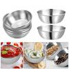 6 Pack Stainless Steel Dipping Sauce Bowls, Individual Round Pinch Bowls for Sides and Sushi, Small Prep Containers for Ingredients