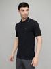 Monte Carlo Men Regular Fit Black Tshirt