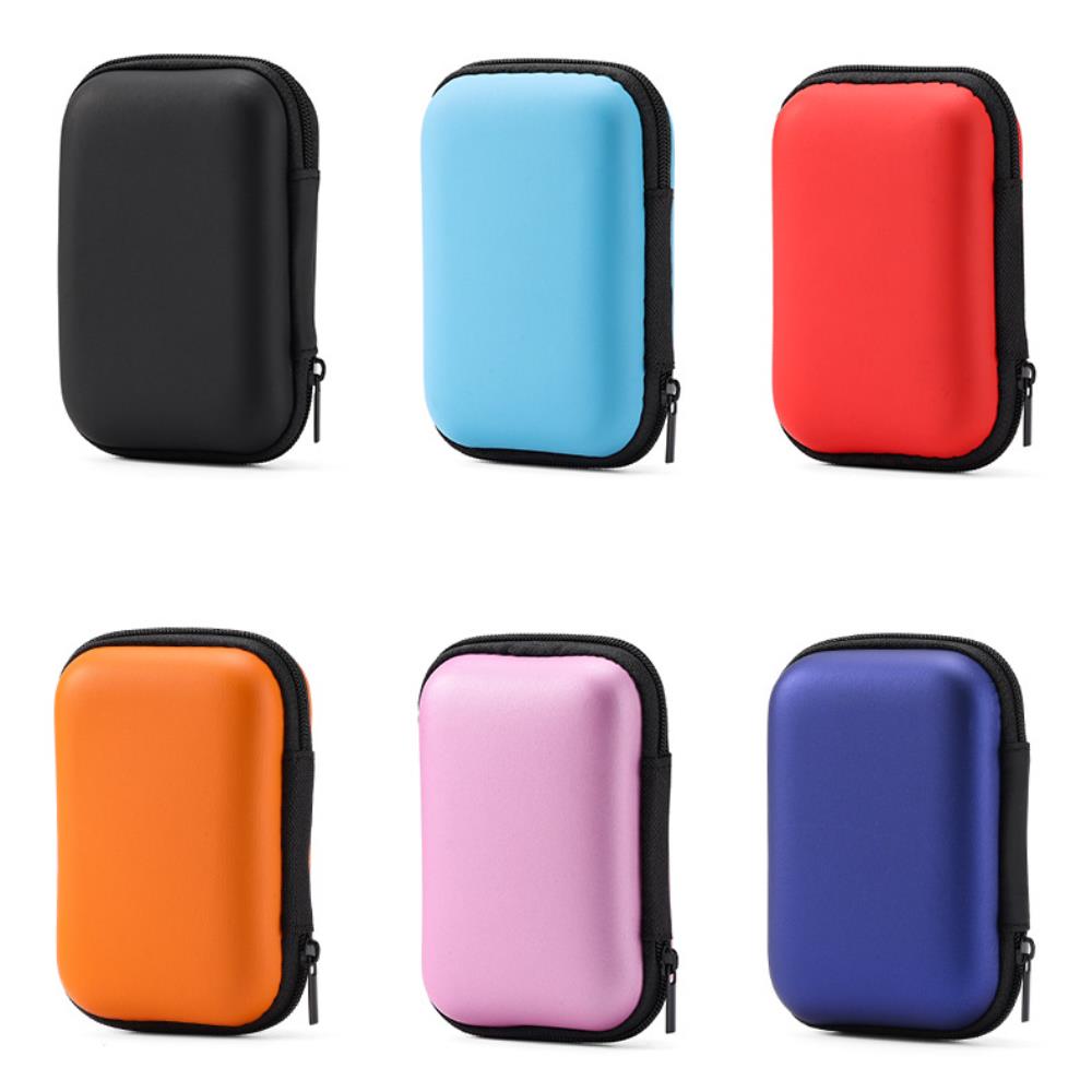 EVA Storage Case For SanDisk PSSD E30/E60/E61 250GB/500GB/1TB/2TB V2 Extreme Portable SSD SDSSD Zipper Bag Data Cable Organizer