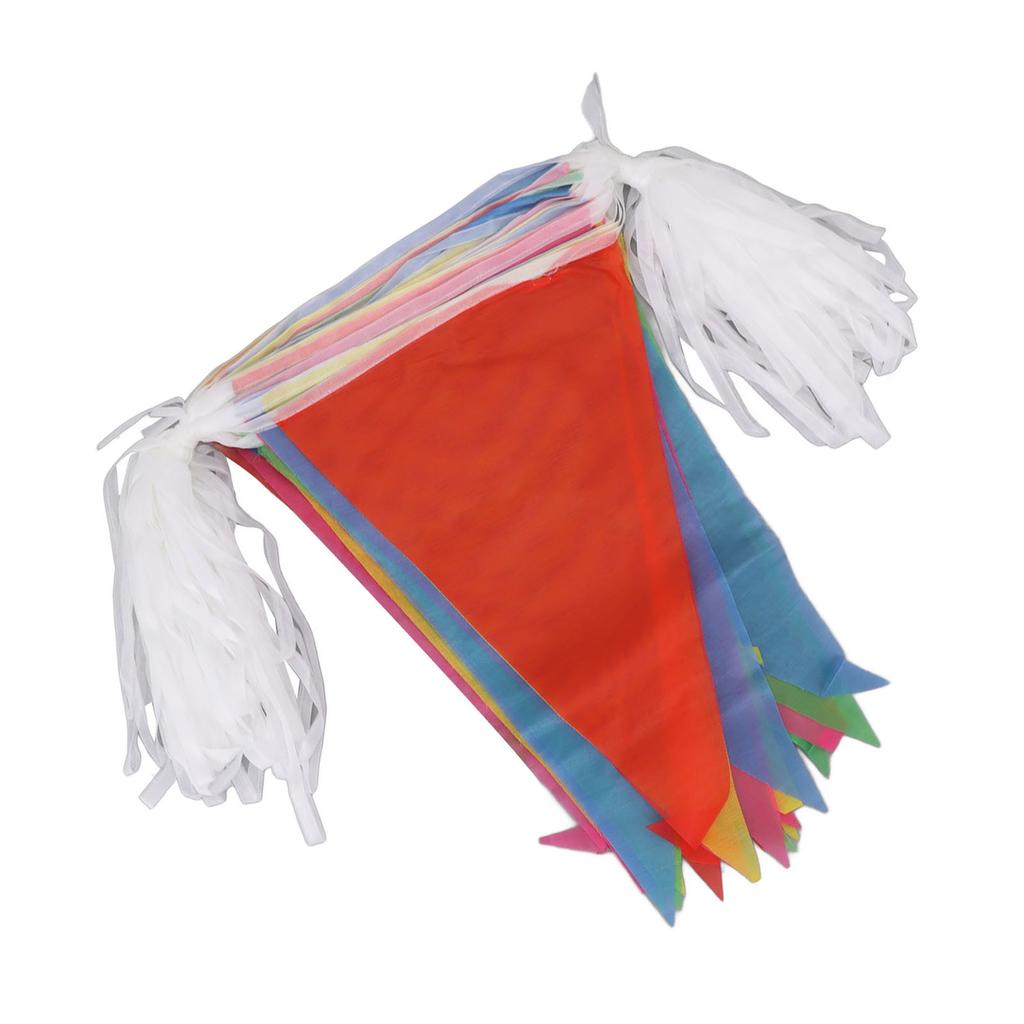 2 Bag Party Shape Anti Fade Decorative Pennants Flag for Party Decoration 200m