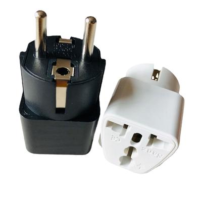 220V Input German Standard Conversion Plug Multiple Country Power Plug Converter Lightweight Portable Charging Adapter