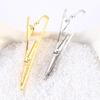 Hot Sale Simple Silver Gold Toned Practical Metal Tie Clip Pin for Men Gift Suit Clip Necktie Clasp