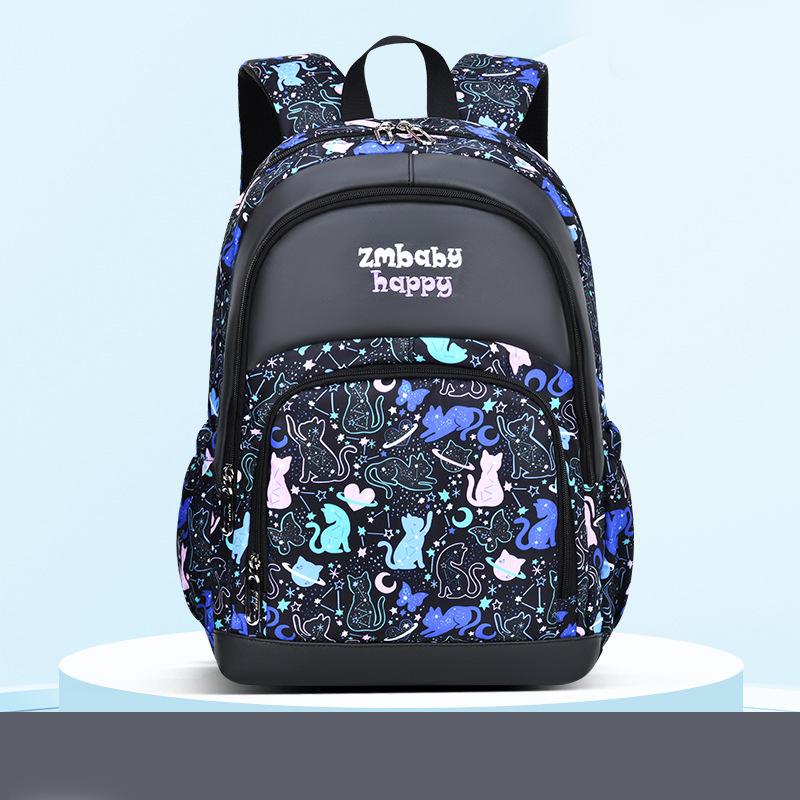 Elementary School Student Schoolbag, Male Cartoon Schoolbag for Grades 1-3-6, Large Capacity Children's Backpack