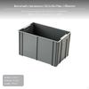 Utility Storage Box, PP Organizer, Stackable Drawer Container, Large 19x13.2x15cm Cream White